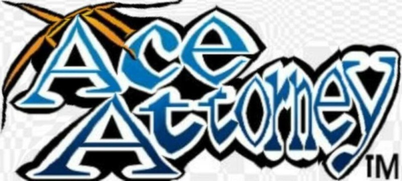 Create meme: ace attorney logo, anime logo, logo 