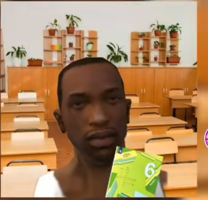 Create meme: gta san andreas cj, guy , CJ's face