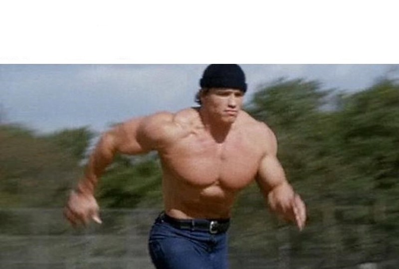 Create meme: Arnold Schwarzenegger Hercules in New York, Schwarzenegger meme, schwarzenegger runs meme