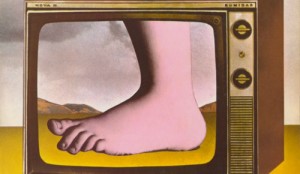 Create meme: Monty Python foot TV 