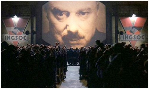 Create meme: Orwell 1984 , George Orwell , Orwell 1984 big brother