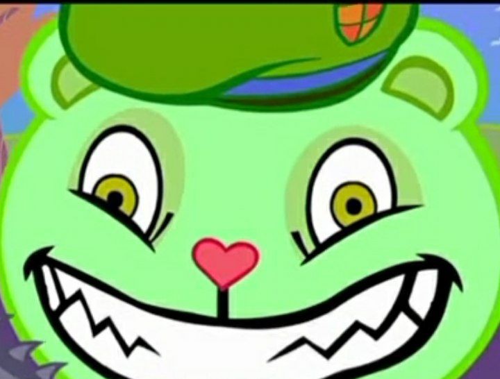 Create meme: happy tree friends , happy tree friends MIME, flippy happy tree friends