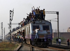 Create meme: Indian train, passenger train, train in India