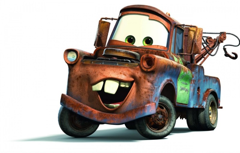 Create meme: cars master, the master of the wheelbarrows on the side, 3 cars mater