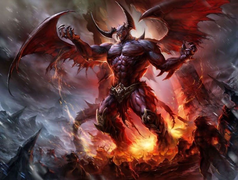 Create meme: Alastor the demon of hell, The demon of chaos, the demon Lord