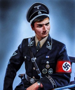 Создать мем: немецкая форма второй мировой, офицер сс гестапо, форма офицера сс оберштурмфюрер