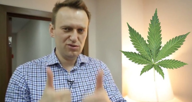 Создать мем: марихуана, навальный это, навальный наркоман