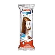 Создать мем: бисквитное пирожное киндер пингви шоколад 30г, kinder pingui кокос, kinder молочный ломтик