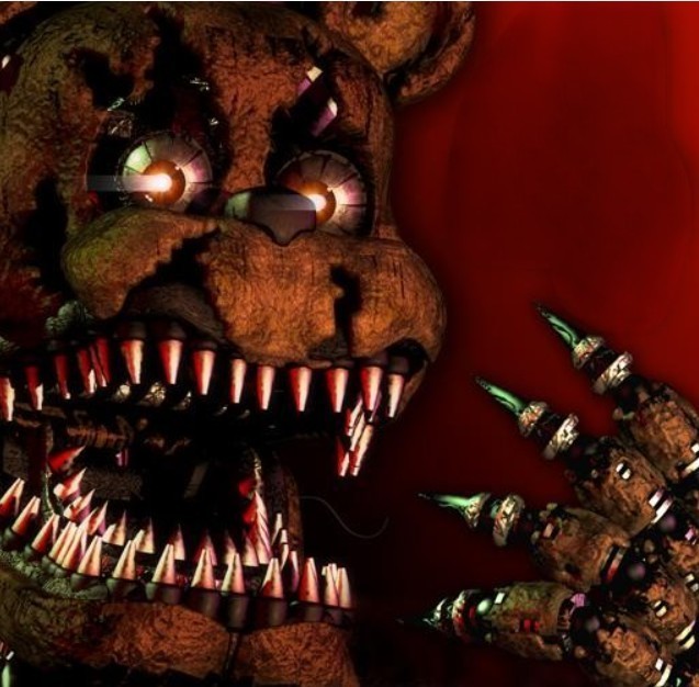Create meme: animatronic freddy, 4 fnaf, Nightmarish 5 nights with Freddy a nightmarish game