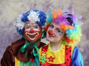 Create meme: clown, children's party, clone
