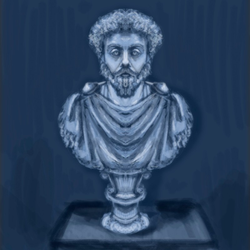 Create meme: Marcus aurelius, Marcus Aurelius bust, bust of Marcus Aurelius