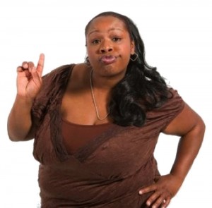 Создать мем: толстые чернокожие женщины, черная женщина с пальцем, черная женщина мем
