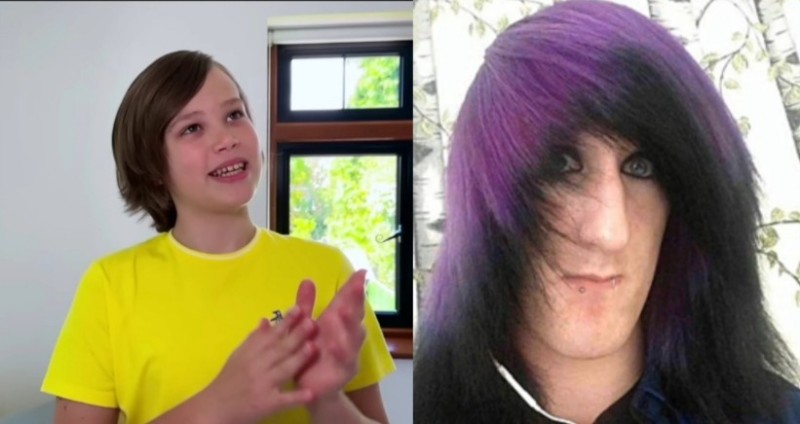 Create meme: logan paul, emo kid, Logan floor emo