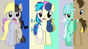 Create meme: mlp, derpy hooves, doctor whooves