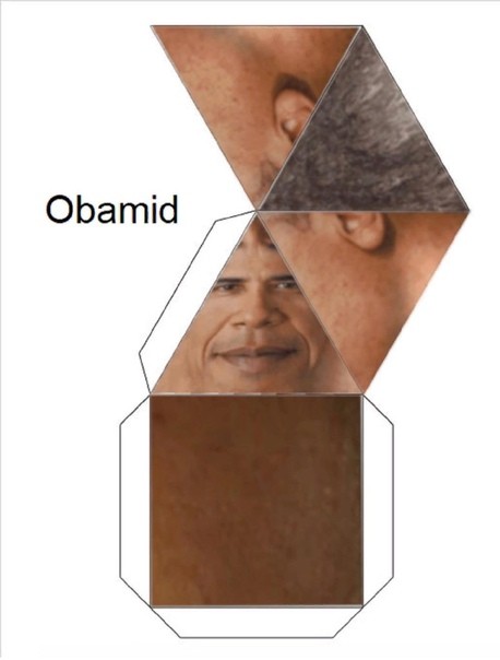 Create meme: obama prism sweep, triangular obama sweep, obama cube