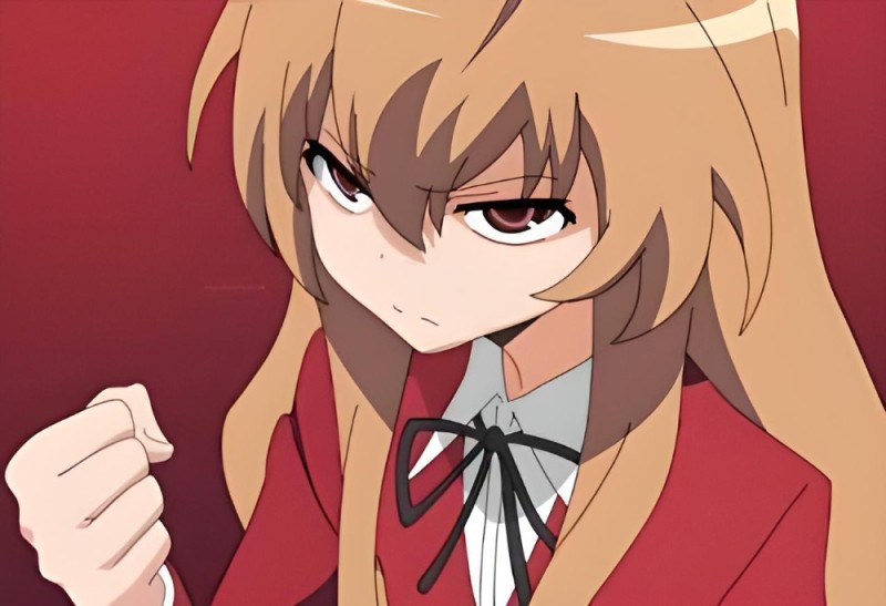 Create meme: toradora!, anime is angry, taiga aisaka adult