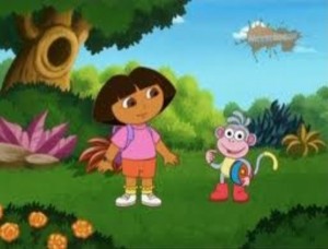 Create meme: Dora the Explorer cartoon