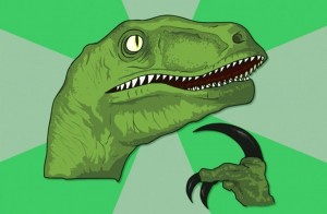 Create meme: fony dinosaur meme, Raptor dinosaur meme, dinosaur meme png