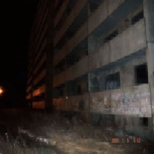 Create meme: darkness, abandoned building, abandoned buildings in Chernobyl