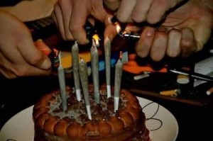 Create meme: birthday cake, clear cake, pictures cakes birthday with candles 27