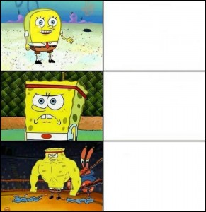 Create meme: Sponge Bob Square Pants, meme about spnb Bob voobrajenie, spongebob meme