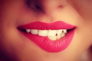 Create meme: teeth, lipstick strawberry lips, lips