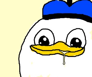 Create meme: duck quack meme, duck meme png, Dolan duck