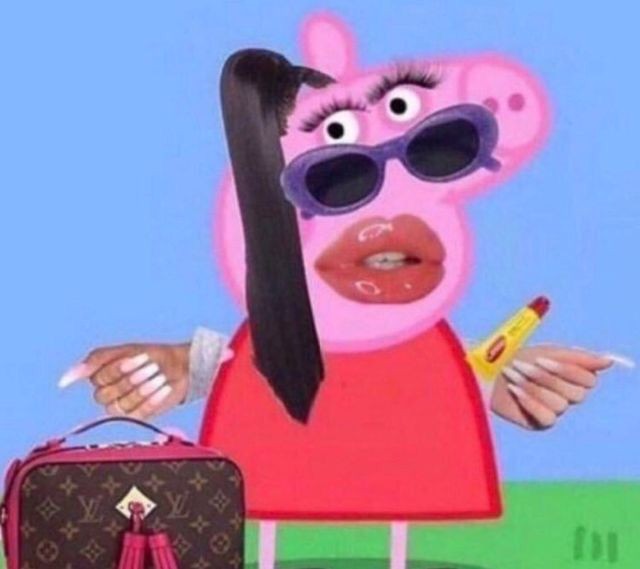 Create meme: peppa pig , peppa pig is funny, peppa pig meme