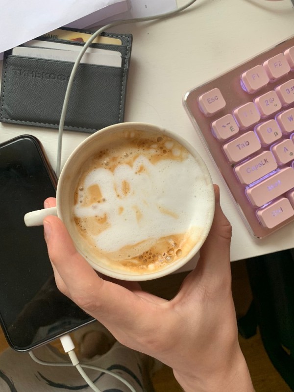 Create meme: coffee , cafe , latte