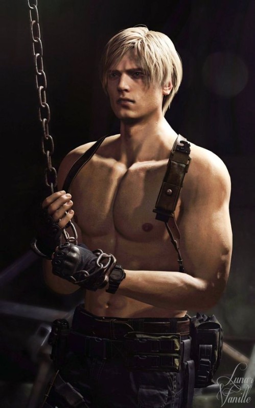 Create meme: resident evil leon, Leon Kennedy Resident 4 Remake, Resident Evil 4 remake of Hell