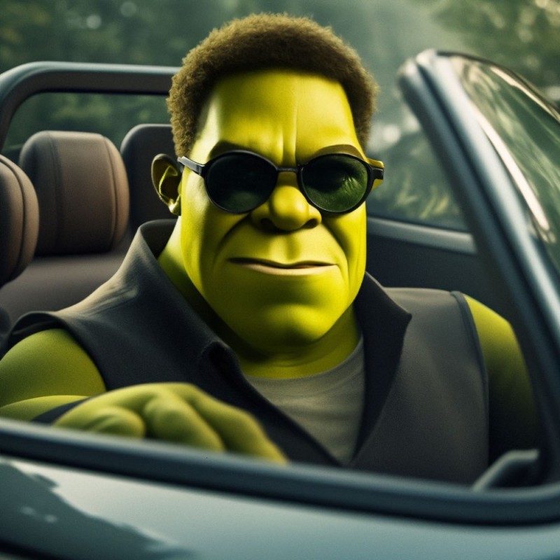 Create meme: hulk shrek, shrek meme, Shrek 5