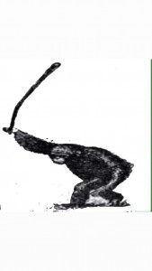 Create meme: Loki Bund, rebellion a monkey with a stick