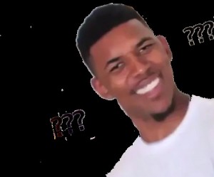 Create meme: meme with a black man and question marks, Negro with questions meme, ebony with question marks