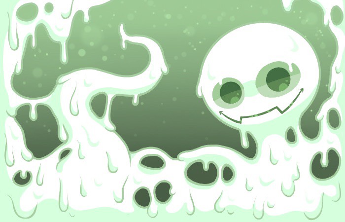 Create meme: Plants vs Zombies 2 Ghost Pepper, slime., slime 
