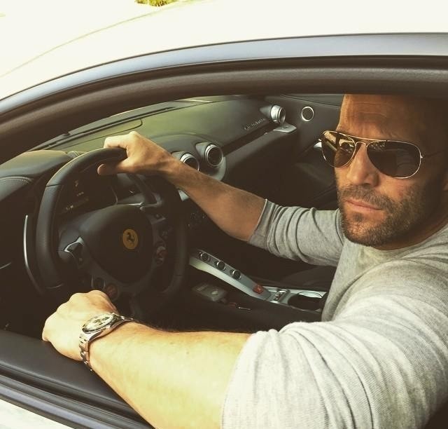 Create meme: the man behind the wheel , Jason Statham fast and furious, Jason Statham behind the wheel