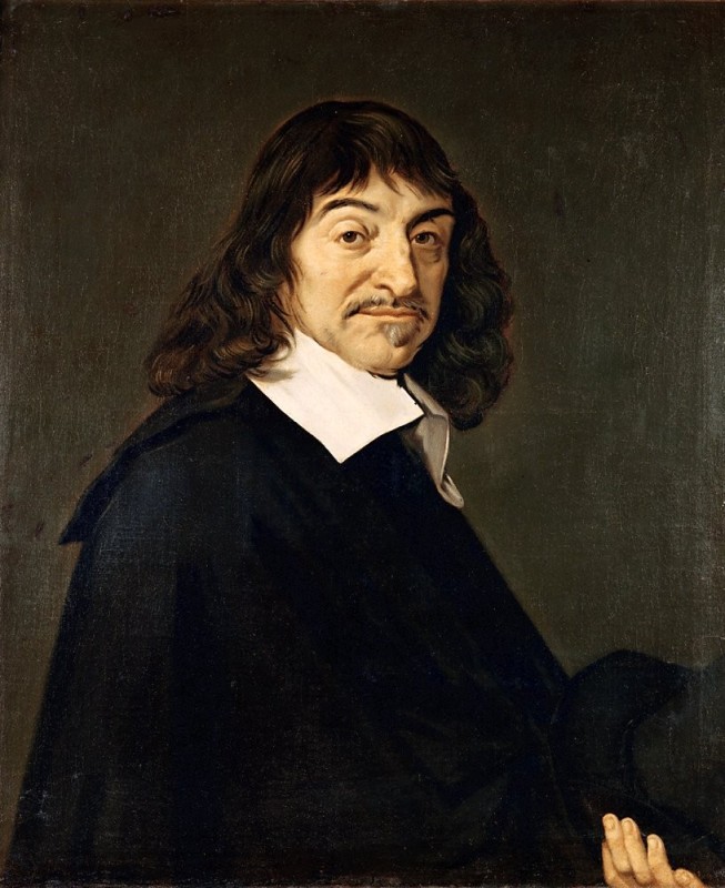 Create meme: Rene Descartes 1596 1650, descartes portrait, rene descartes biography