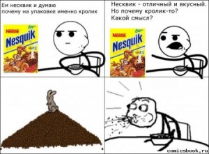 Create meme: the world of comics, Nesquik, comics