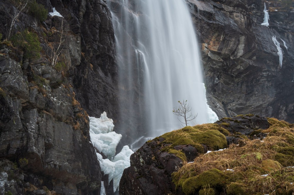Create meme: monafossen waterfall norway, waterfall , waterfall in Iceland