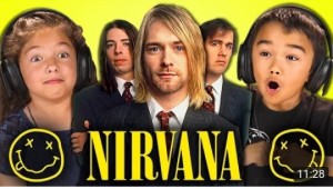 Create meme: rock band Nirvana, Nirvana Russian group, Nirvana smells like teen spirit