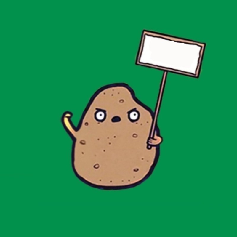 Create meme: cool potatoes, potatoes , potato meme