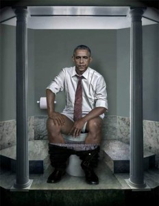 Create meme: on the toilet, alafranga tuvalet, Obama