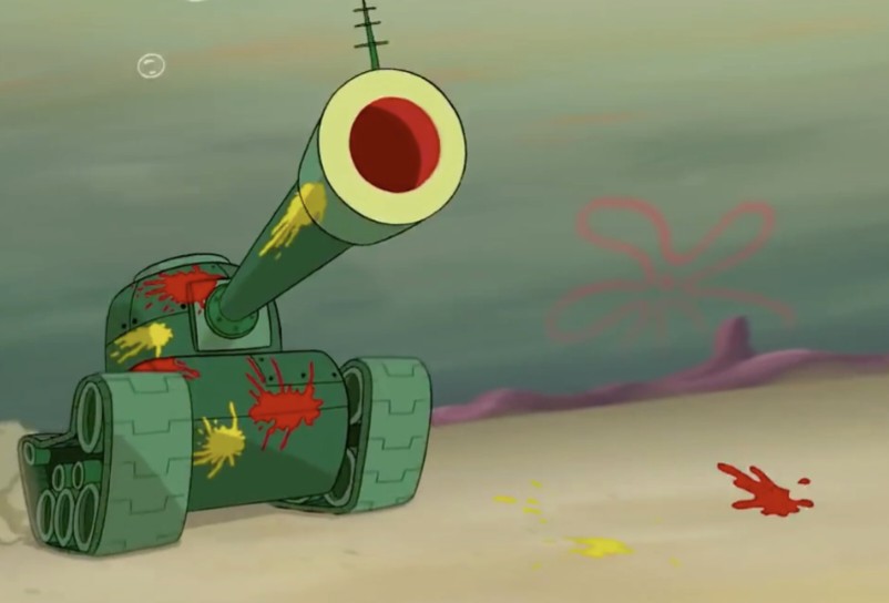 Create meme: plankton spongebob, history of spongebob squarepants, cartoon about nuclear tanks