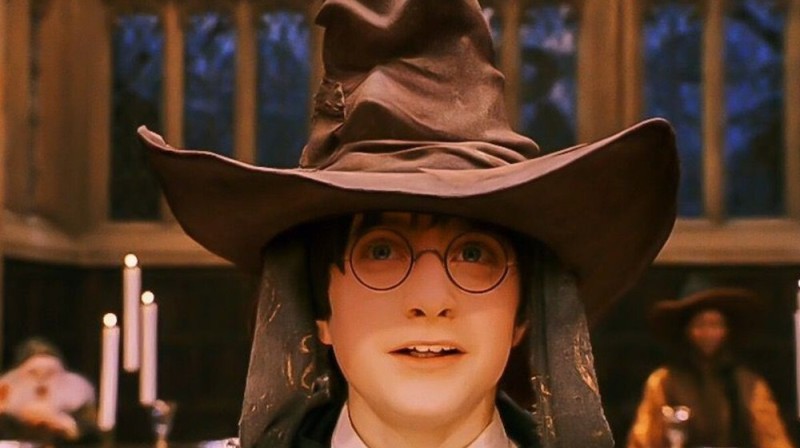 Create meme: the magic hat from harry Potter, The distributing hat from Harry Potter, Harry Potter sorting hat