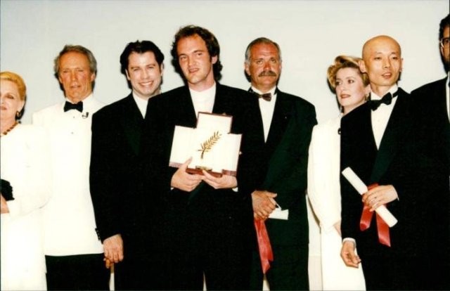 Create meme: Quentin Tarantino 1994, Tarantino Quentin Jerome, Quentin Tarantino in Cannes 1994
