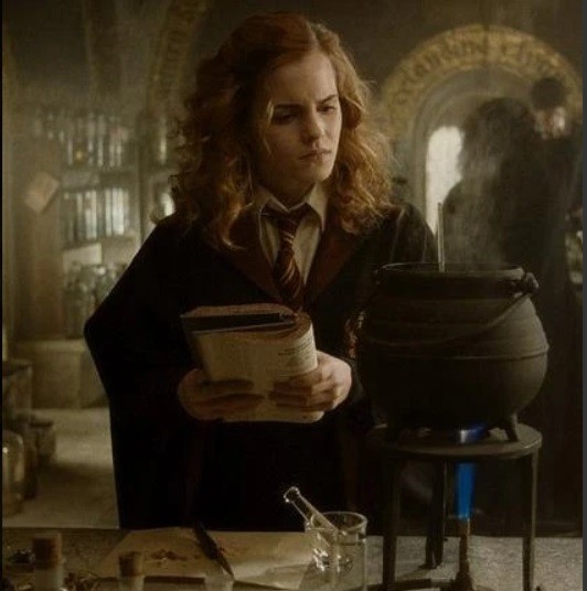 Создать мем: hogwarts harry potter, harry potter hermione, гарри поттер и принц полукровка гермиона
