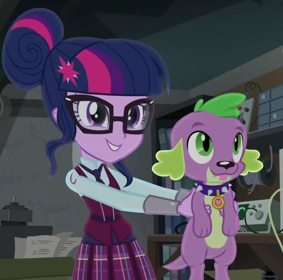 Create meme: Spike Equestria Girls, Equestria Girls Sparkle and Spike, Twilight Sparkle Equestria Girls