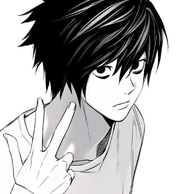 Create meme: l (death note), death notebook, yagami light manga