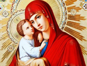 Create meme: the Pochaev icon of the mother of God