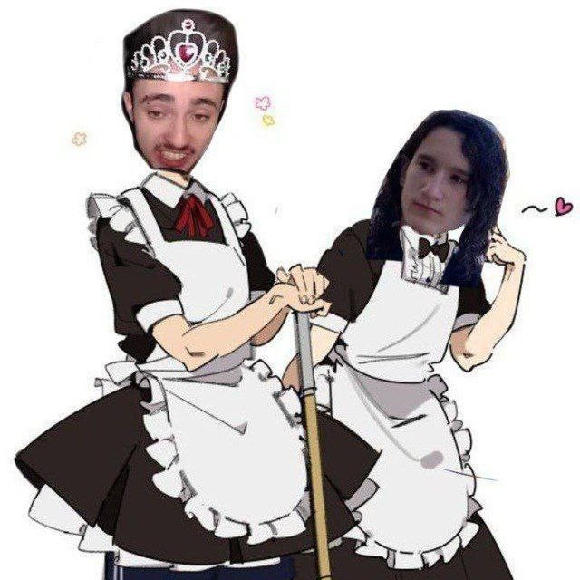 Create meme: the maid, maid drawing, dressed as a maid