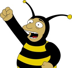 Create meme: bumblebee man, bumblebee bee, bee 